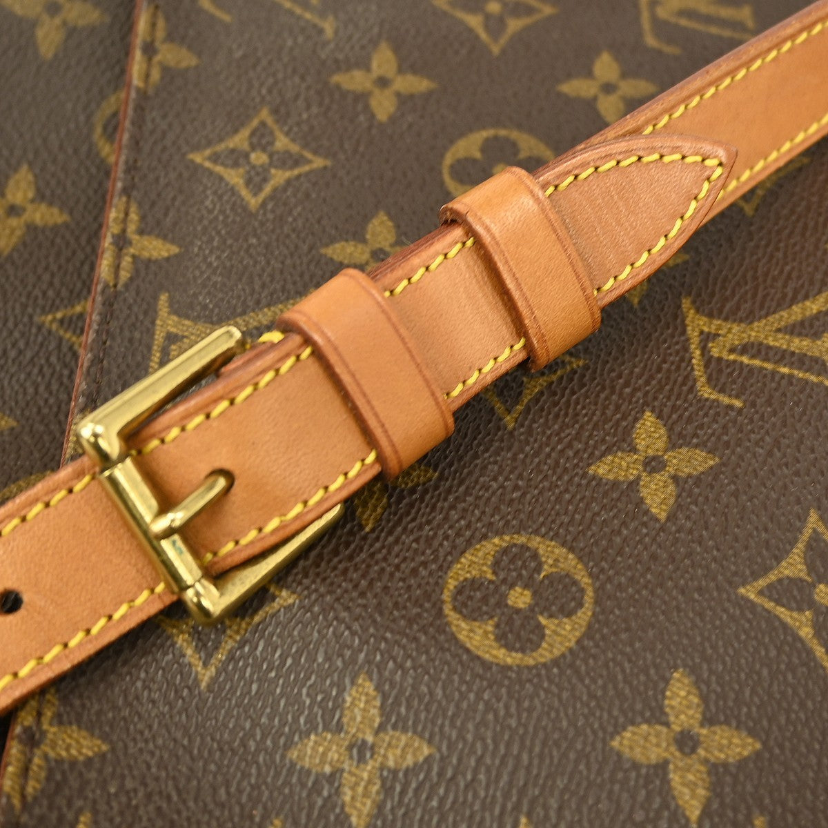 Louis Vuitton Musette Handbag Monogram Canvas, BROWN, CANVAS, Shoulder bag