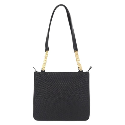 Bally Vintage Shoulder Bag Quilted leather, Black, Leather, Shoulder Bag