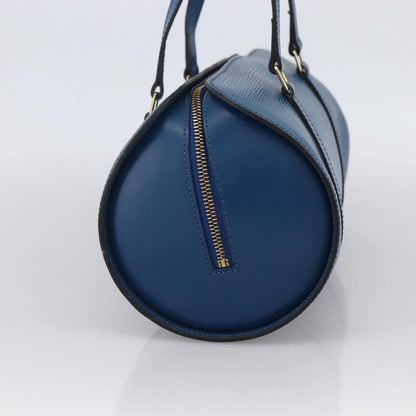 Louis Vuitton Soufflot Handbag Epi Leather, BLUE, LEATHER, Shoulder bag