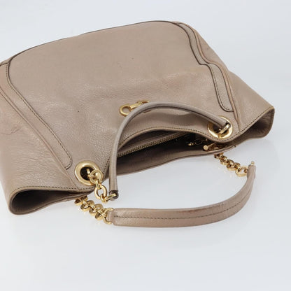 Salvatore Ferragamo Gancini Tote Leather, PINK, LEATHER, Handbag
