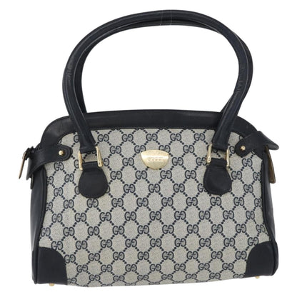 Gucci GG supreme handbag GG canvas, NAVY, PVC, Handbag