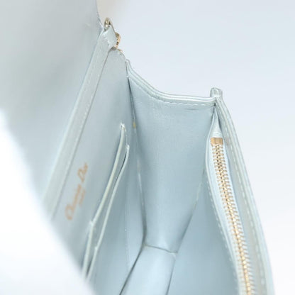 Christian Dior Diorama Wallet on Chain Leather, SILVER, LEATHER, Wallets