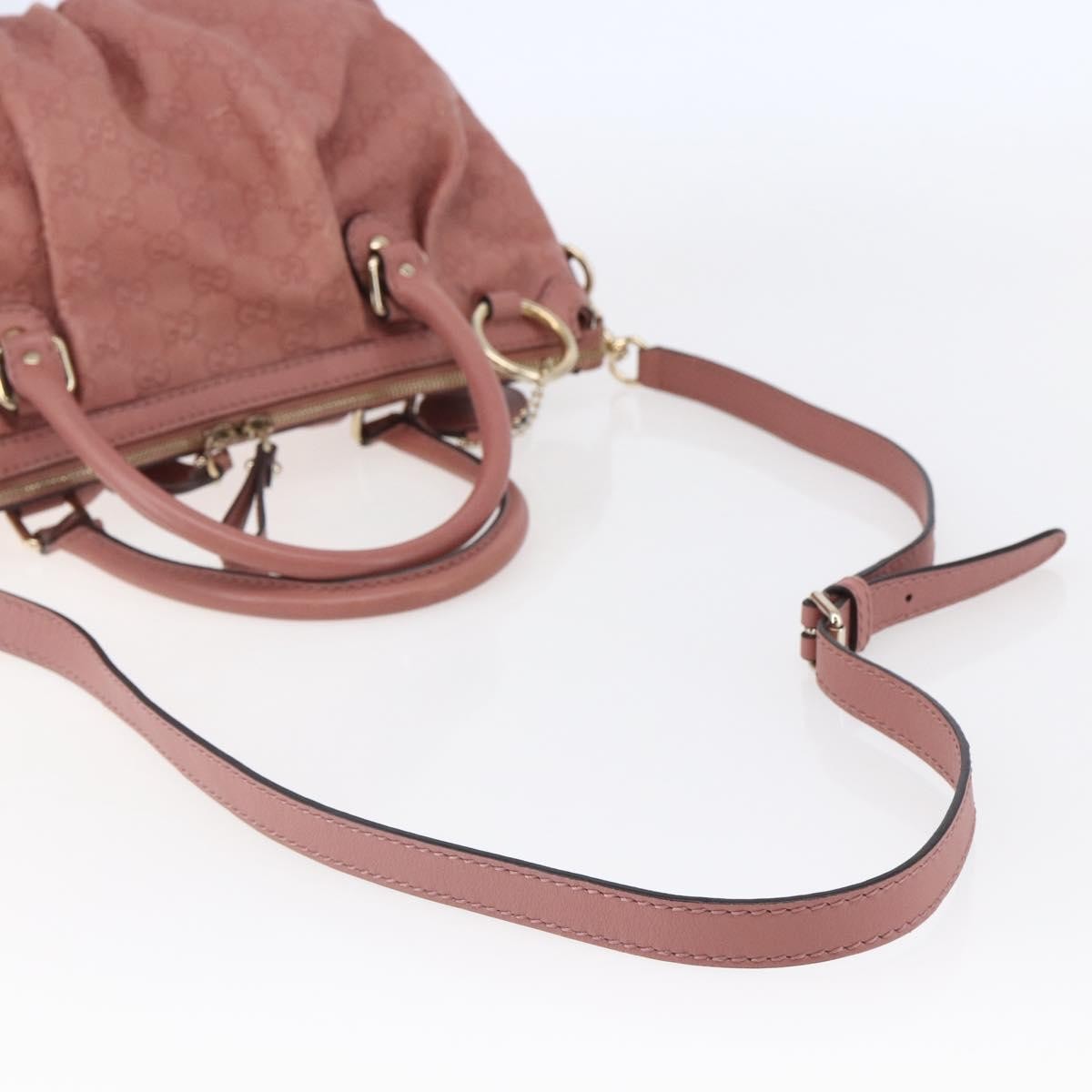 Gucci Sukey Top Handle Satchel Guccissima Leather, PINK, LEATHER, Handbag