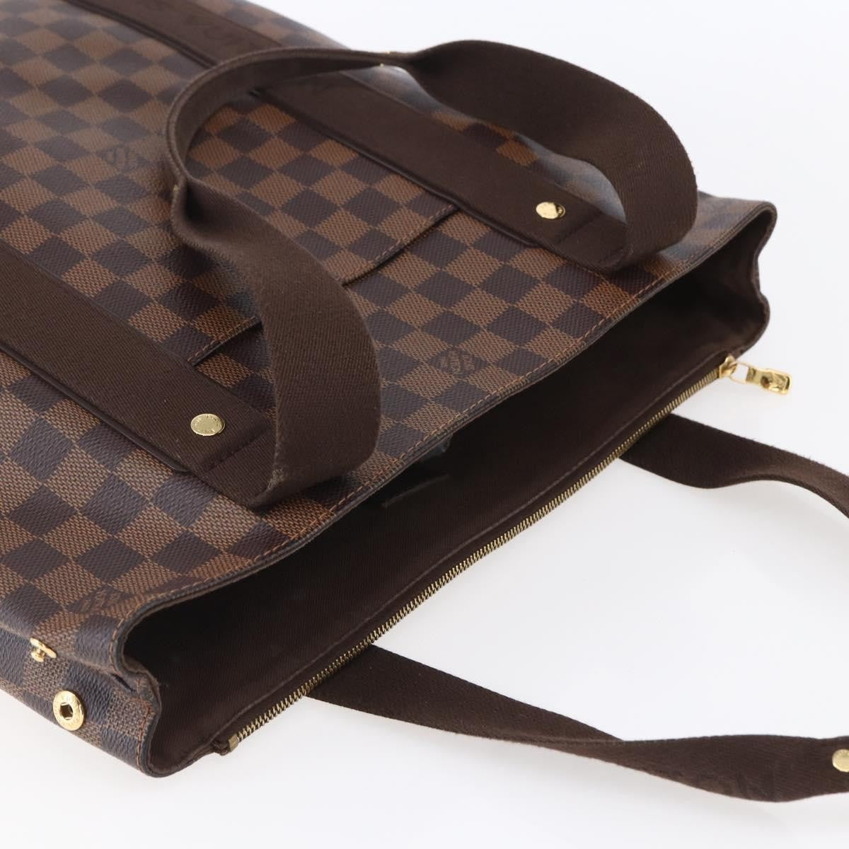 Louis Vuitton Cabas Beaubourg Damier, BROWN, CANVAS, Tote bag