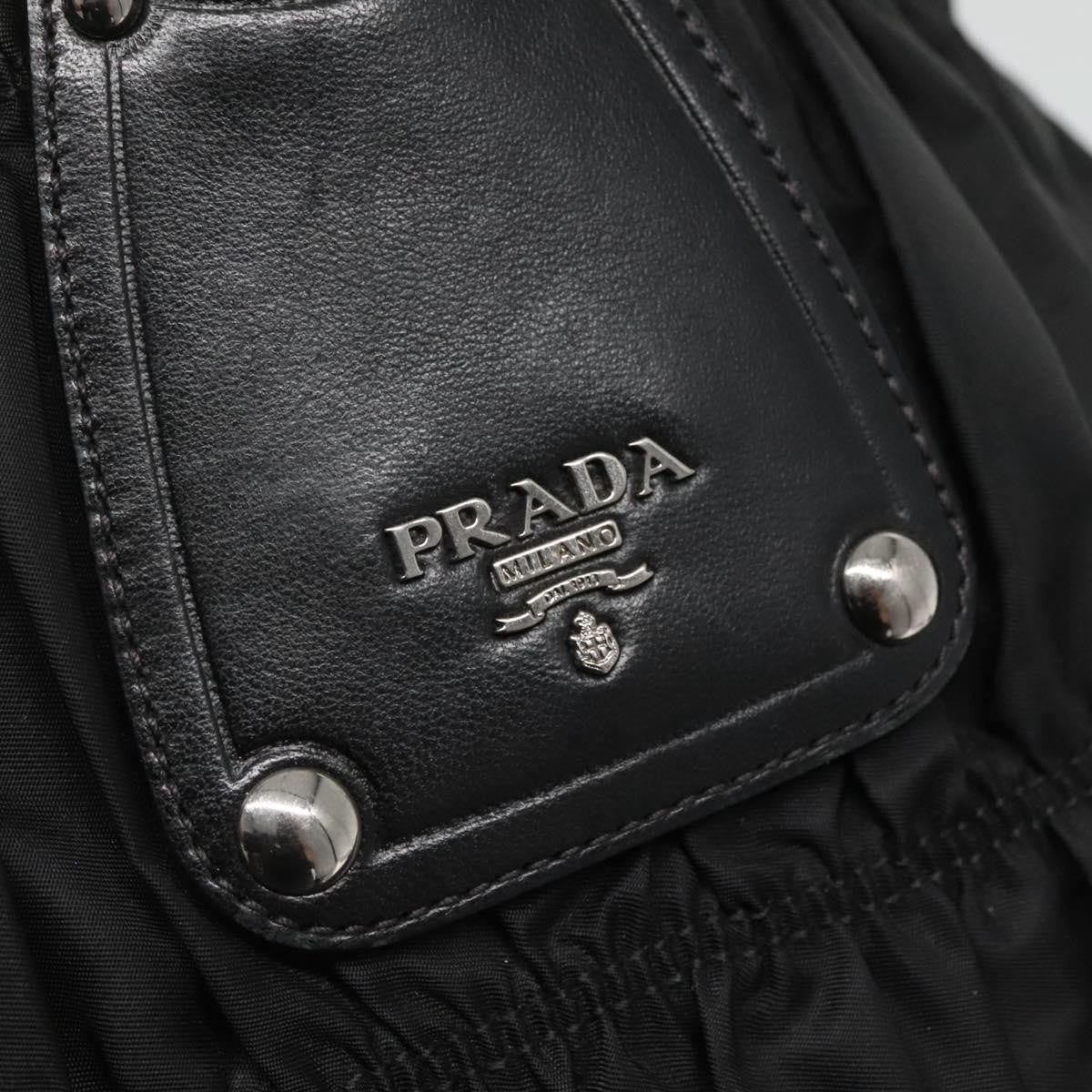 Prada Gaufre Tote Tessuto, Black, Nylon, Tote Bag