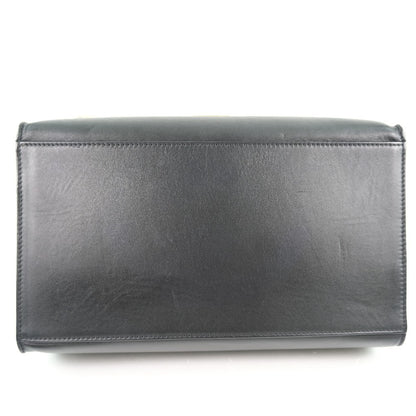 Celine Trapeze Bag Leather with Suede, BLACK, LEATHER, Bag