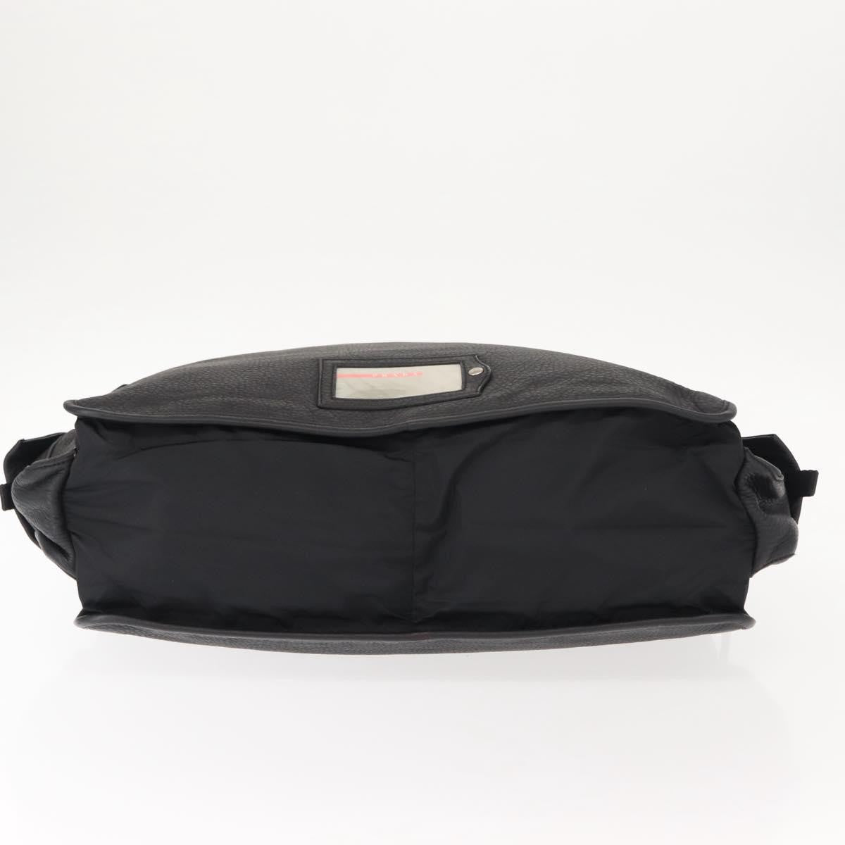 Prada Sport Briefcase Nylon and Leather, BLACK, NYLON, Briefcase