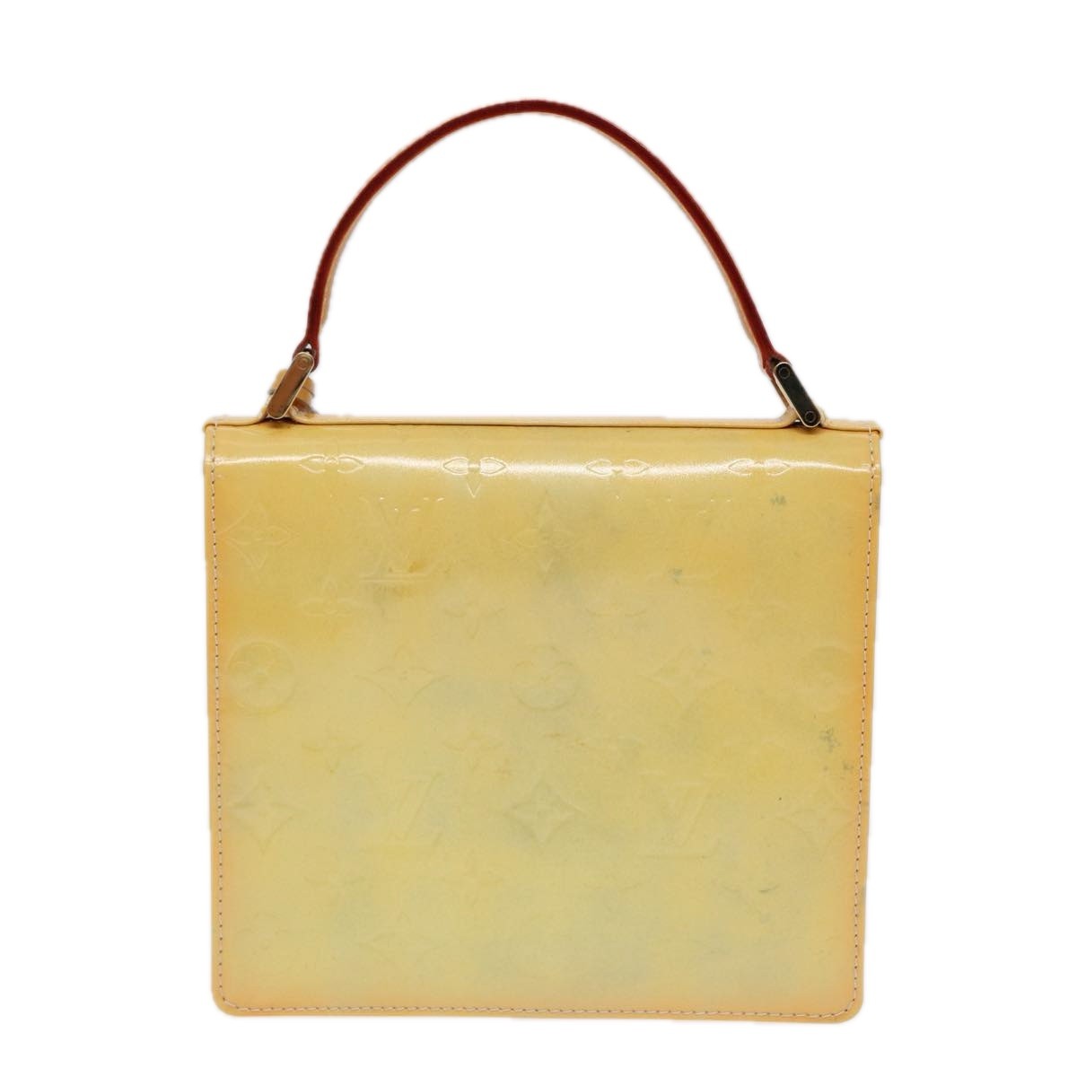 Louis Vuitton Spring Street Handbag Monogram Vernis, BEIGE, PATENT_LEATHER, Handbag