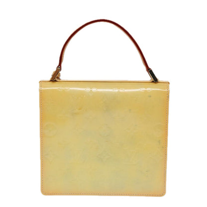 Louis Vuitton Spring Street Handbag Monogram Vernis, BEIGE, PATENT_LEATHER, Handbag