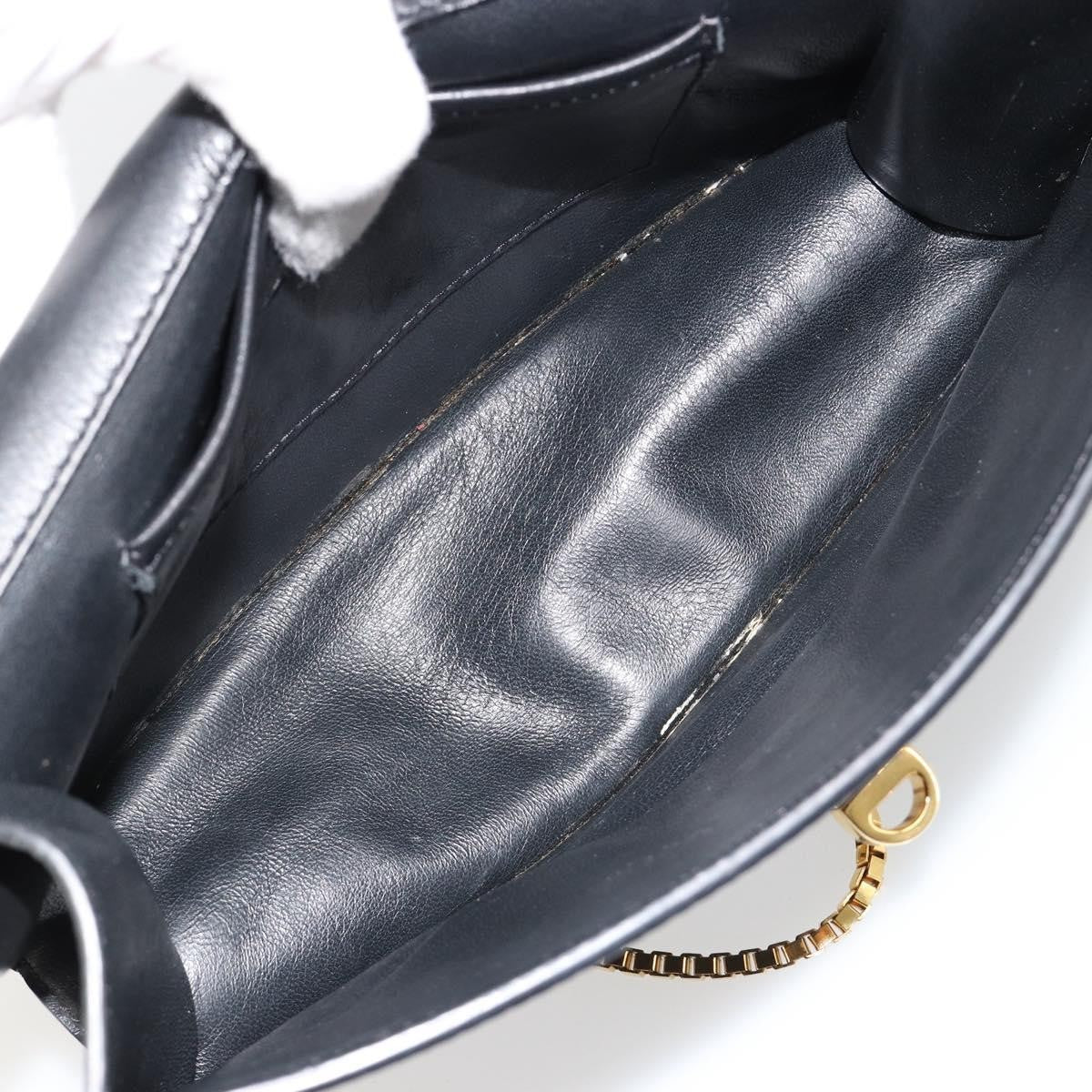 Versace Medusa Flap Chain Bag Leather, Black, Leather, Shoulder Bag