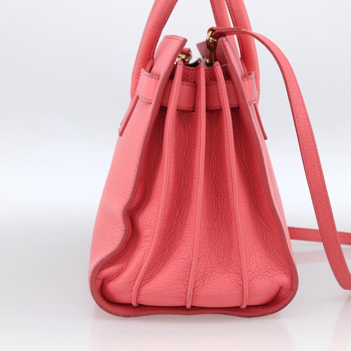 Saint Laurent Sac de Jour Bag Leather, PINK, LEATHER, Handbag