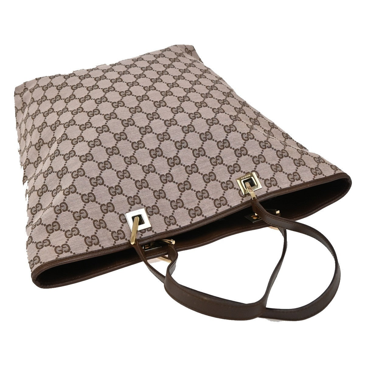 Gucci Eclipse Tote GG Canvas, BROWN, CANVAS, Tote bag