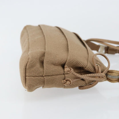 Salvatore Ferragamo Vala Shoulder Bag Nylon, BEIGE, NYLON, Shoulder bag