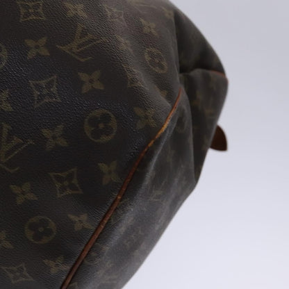 Louis Vuitton Keepall Bag Monogram Canvas, BROWN, CANVAS, Travel bag
