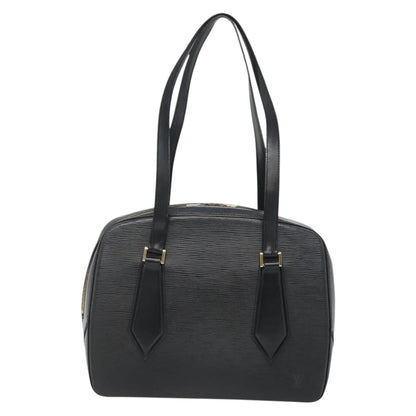 Louis Vuitton Voltaire Handbag Epi Leather, BLACK, LEATHER, Handbag