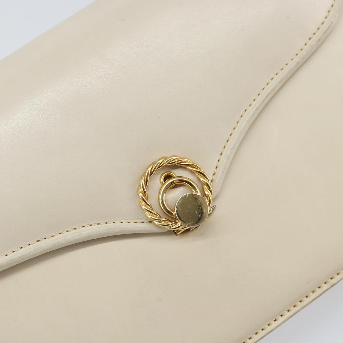 Gucci Vintage clutch Bag Leather, WHITE, LEATHER, Clutche & pouche