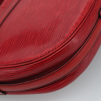 Louis Vuitton Jeune Fille Handbag Epi Leather, RED, LEATHER, Shoulder bag