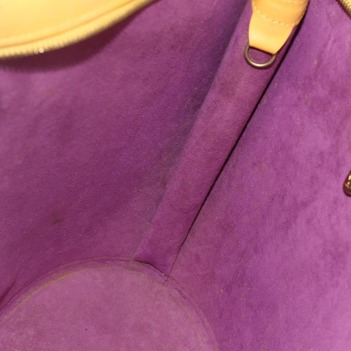 Louis Vuitton Saint Jacques Handbag Epi Leather, Yellow, Leather, Shoulder Bag