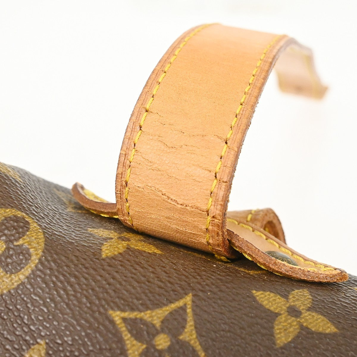Louis Vuitton Saumur Handbag Monogram Canvas, Brown, Canvas, Shoulder Bag