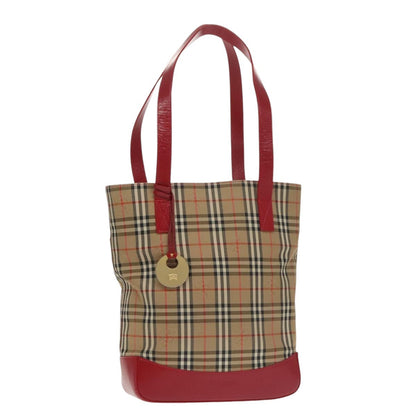 Burberry Nova Check Tote canvas check pattern, BEIGE, CANVAS, Tote bag