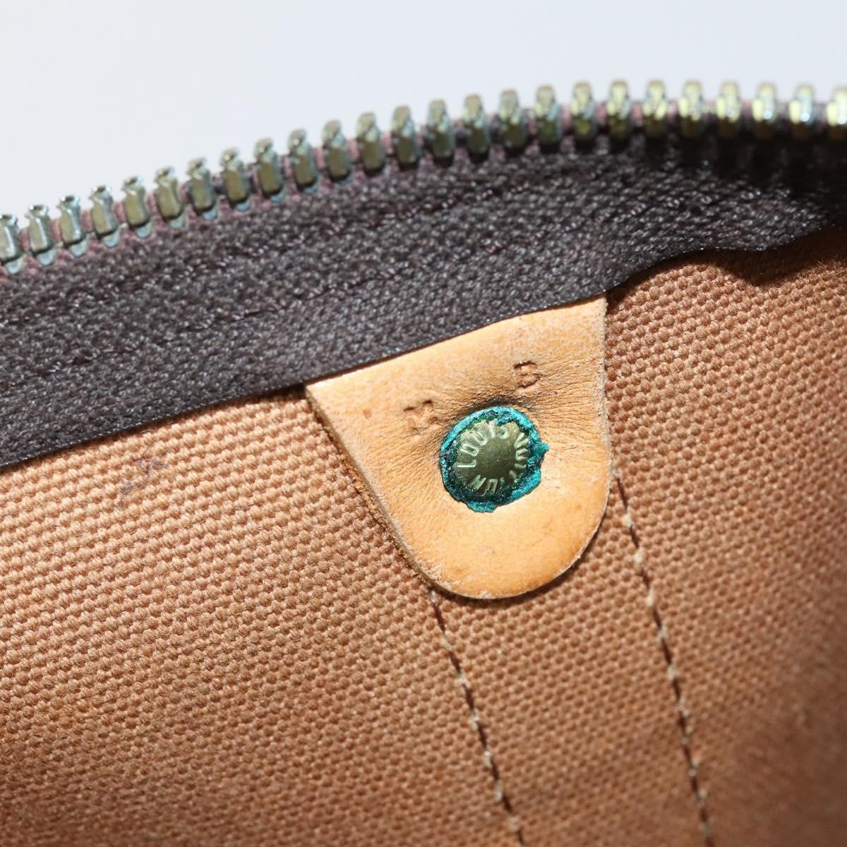 Louis Vuitton Keepall Bag Monogram Canvas, BROWN, CANVAS, Travel bag