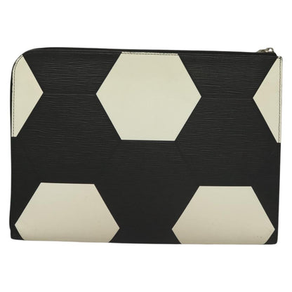 Louis Vuitton Pochette Jour Limited Edition FIFA World Cup Epi Leather, BLACK, LEATHER, Clutche & pouche