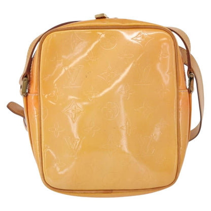 Louis Vuitton Wooster Handbag Monogram Vernis, YELLOW, PATENT_LEATHER, Clutche & pouche
