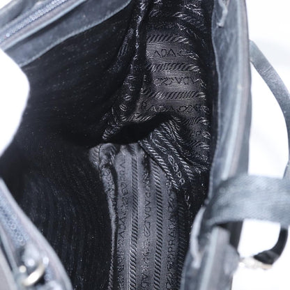 Prada Vintage Tote Nylon, Black, Nylon, Tote Bag
