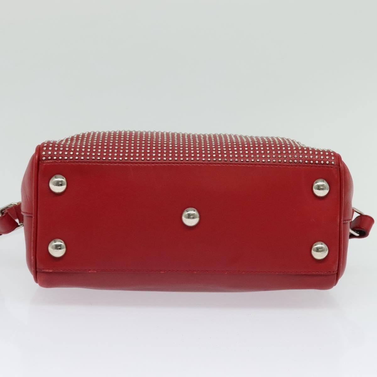 Saint Laurent Classic Baby Duffle Bag Leather, RED, LEATHER, Travel bag