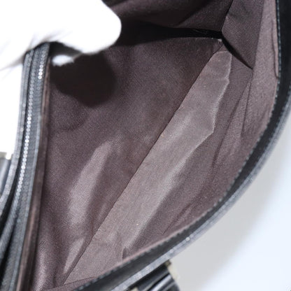 Burberry Vintage tote bag Leather, BLACK, LEATHER, Tote bag