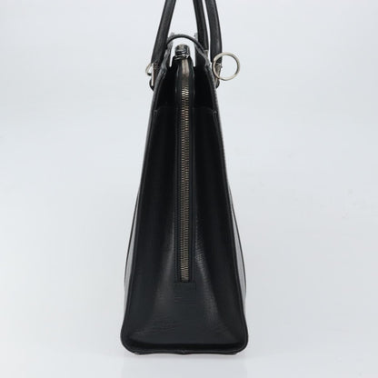 Gucci Vintage Handbag Leather, BLACK, LEATHER, Handbag