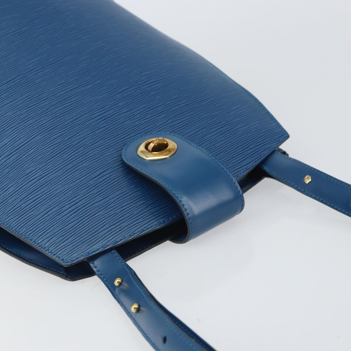 Louis Vuitton Cluny Shoulder Bag Epi Leather, BLUE, LEATHER, Shoulder bag
