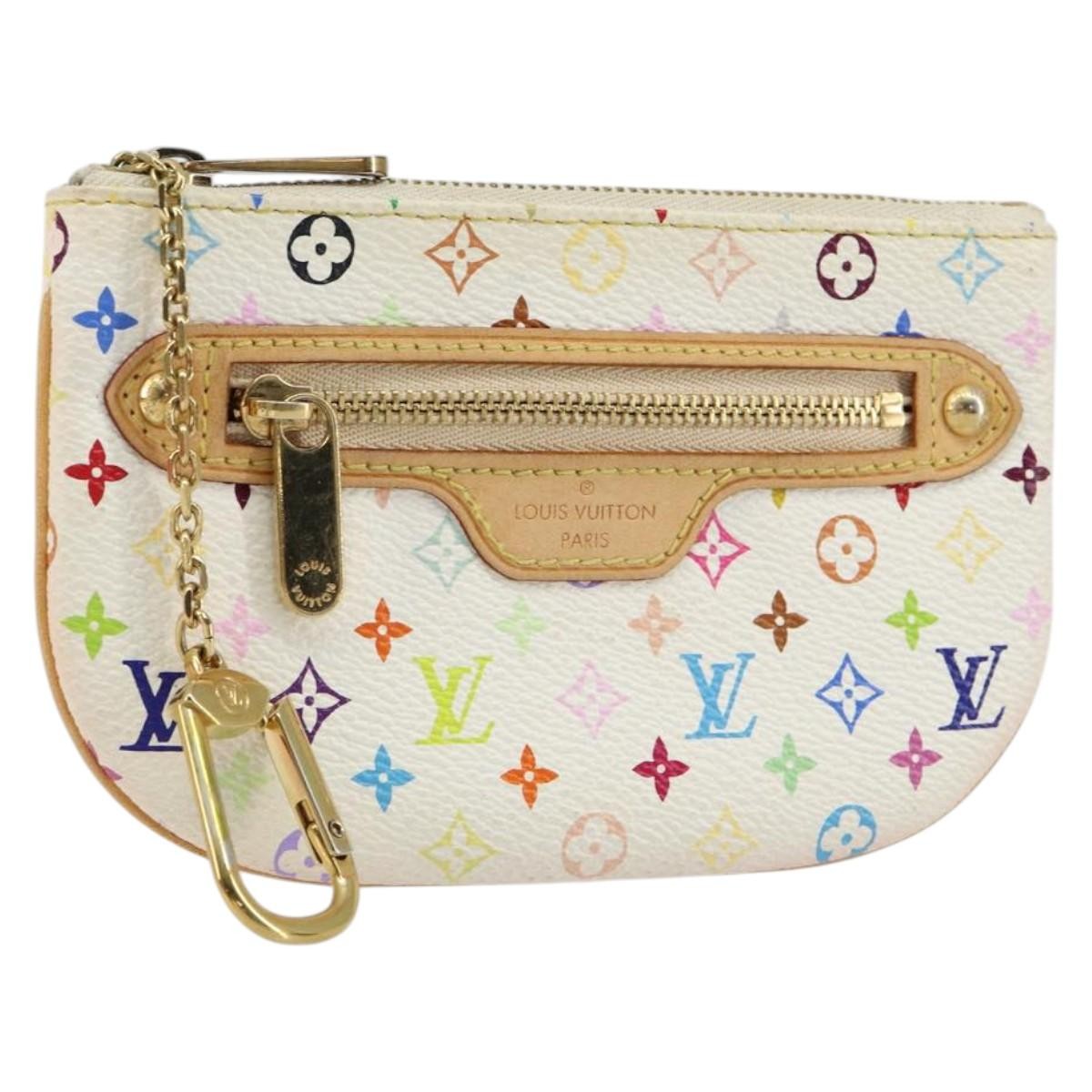 Louis Vuitton Pochette clés NM Monogram Multicolor Canvas, MULTICOLOUR, CANVAS, Wallets