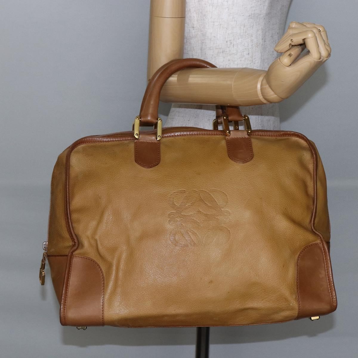 Loewe Amazona Bag Suede, BROWN, SUEDE, Handbag