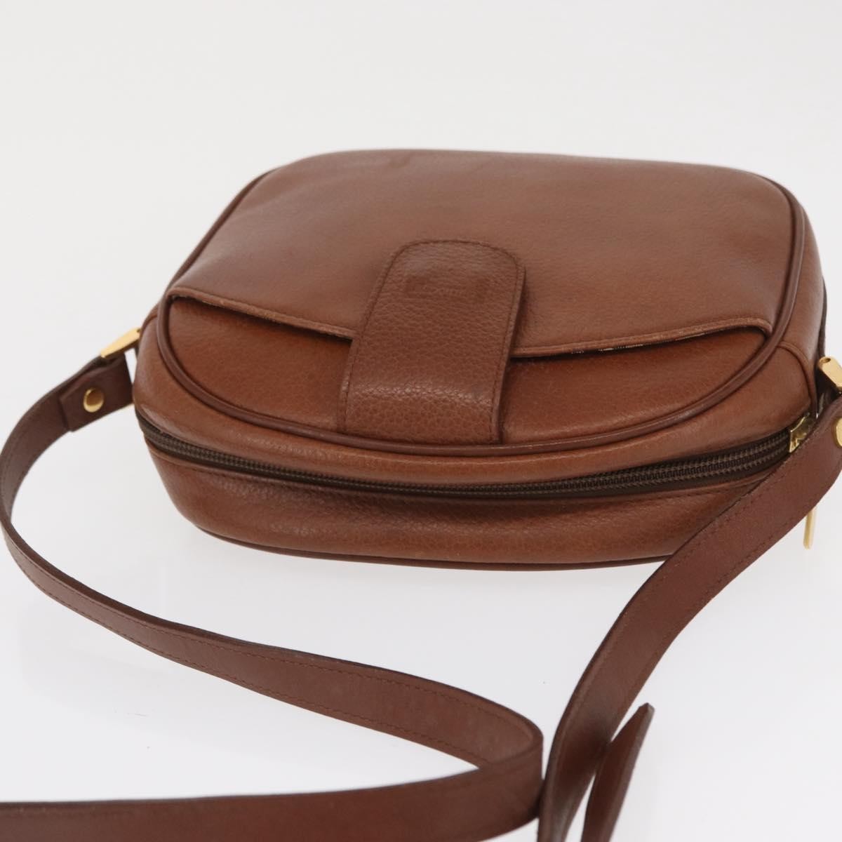 Burberry Vintage Shoulder Bag Leather, BROWN, LEATHER, Shoulder bag