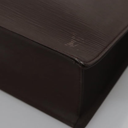 Louis Vuitton Sac Plat Bag Epi Leather, BROWN, LEATHER, Handbag