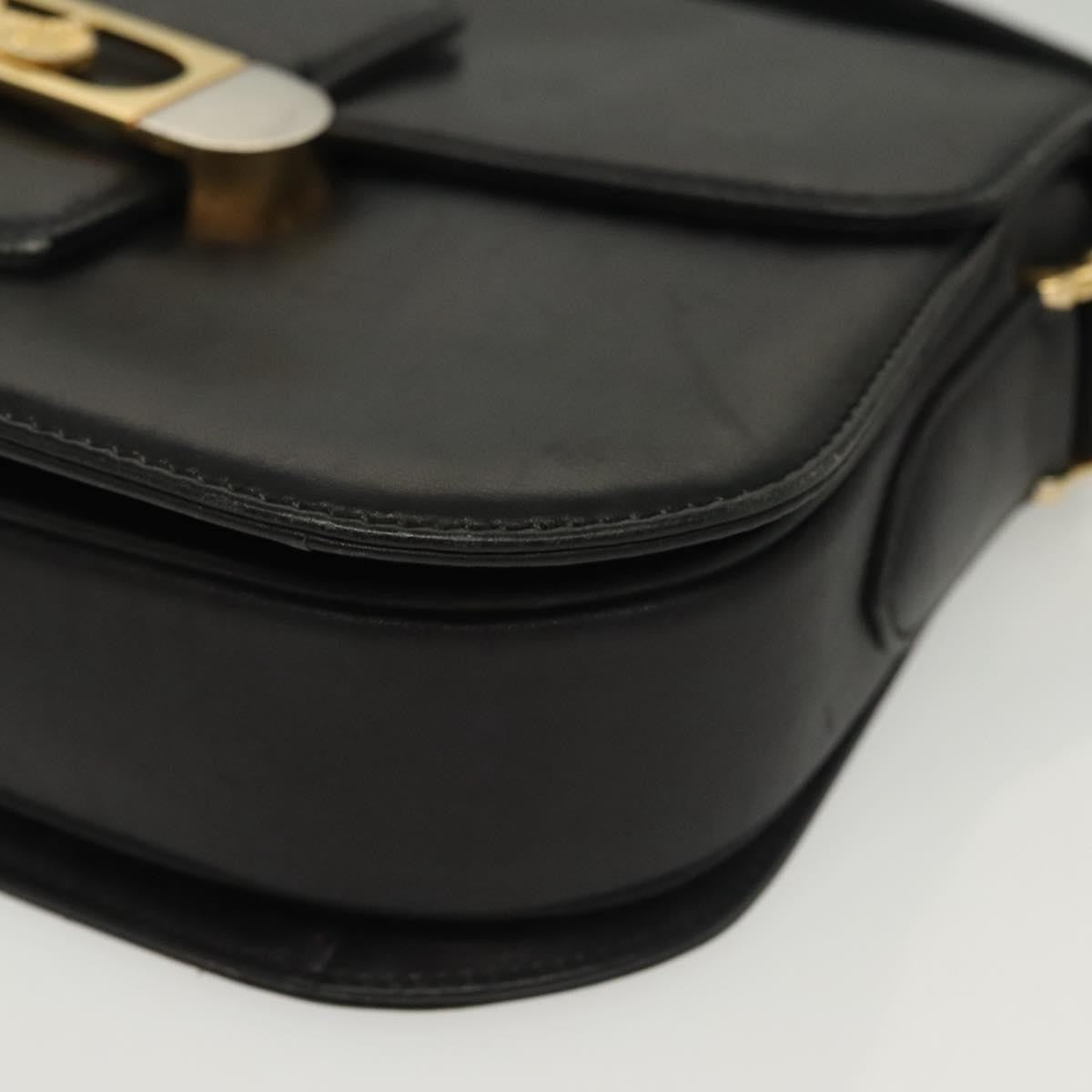 Celine Horse Carriage Shoulder bag Leather, BLACK, LEATHER, Shoulder bag