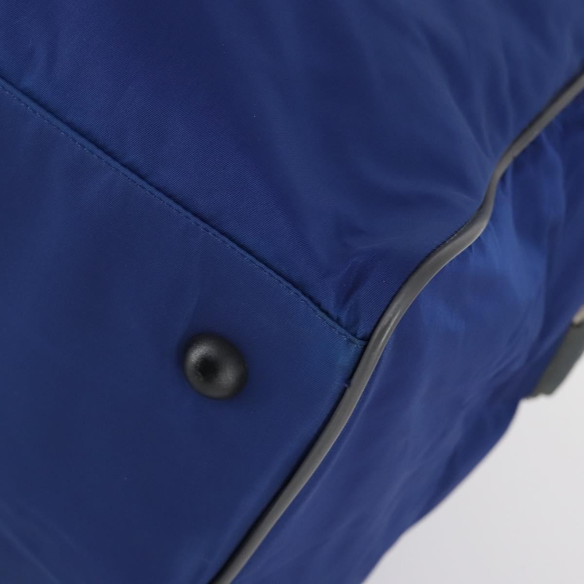 Prada Convertible Weekender Bag Tessuto, Blue, Nylon, Travel Bag