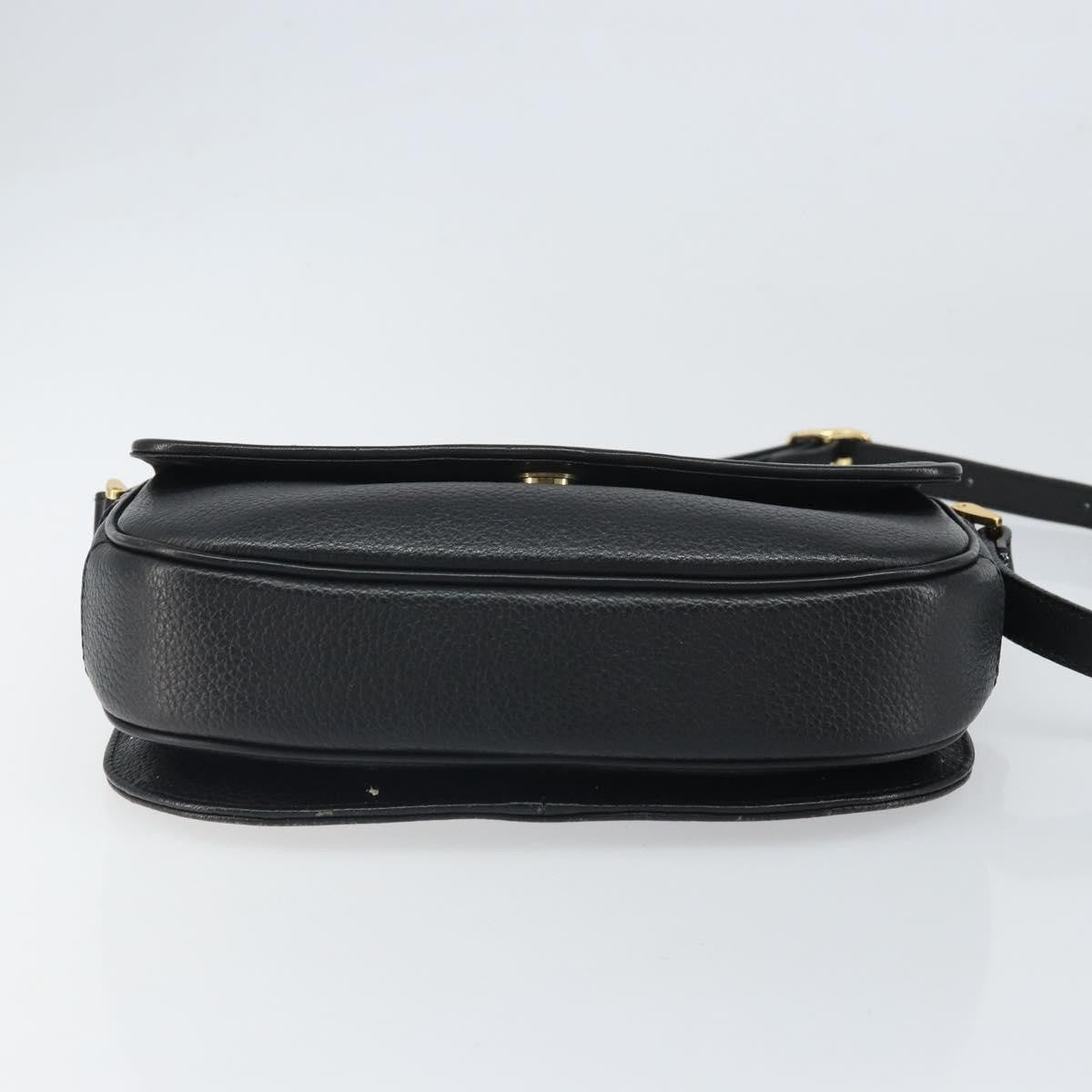 Burberry Flap Shoulder Bag Leather, BLACK, LEATHER, Shoulder bag