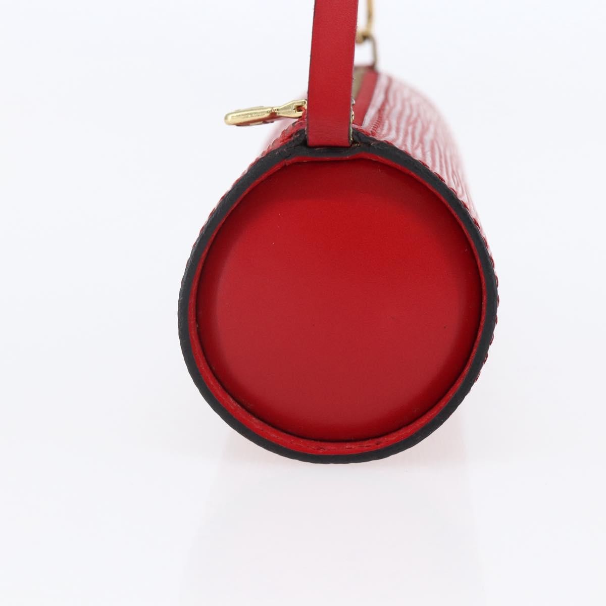 Louis Vuitton Soufflot Pochette Epi Leather, RED, LEATHER, Clutche & pouche