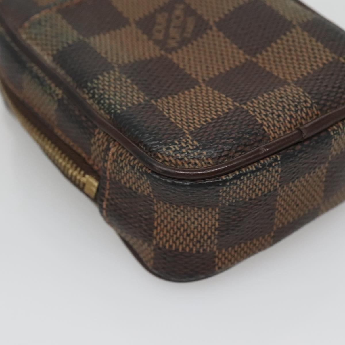 Louis Vuitton Etui Okapi Camera Case Damier, BROWN, CANVAS, Travel bag