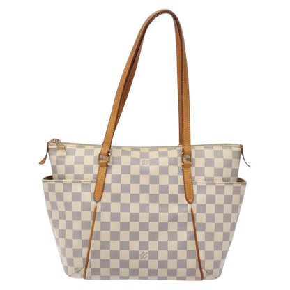 Louis Vuitton Totally Handbag Damier, WHITE, CANVAS, Tote bag