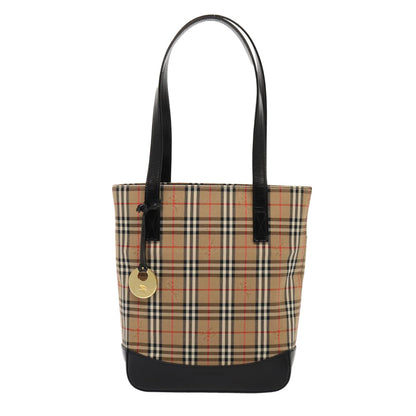 Burberry Nova Check Tote canvas check pattern, BEIGE, CANVAS, Tote bag