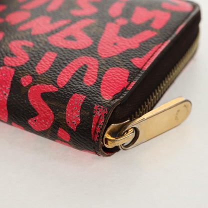 Louis Vuitton Zippy Wallet NM Monogram Graffiti, PINK, CANVAS, Wallets