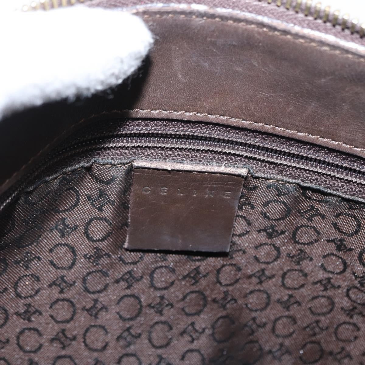 Celine C Macadam Shoulder bag Canvas, BROWN, CANVAS, Shoulder bag
