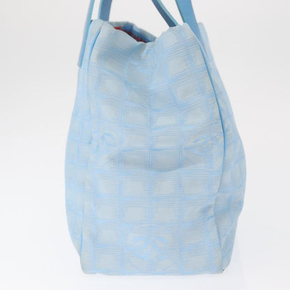 Chanel Travel Line Tote Nylon, BLUE, NYLON, Tote bag