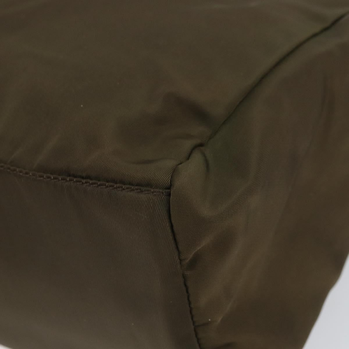Prada Open Tote Tessuto, KHAKI, NYLON, Handbag