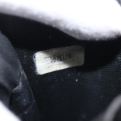 Chanel Vanity pouch Leather, BLACK, LEATHER, Toiletry Case