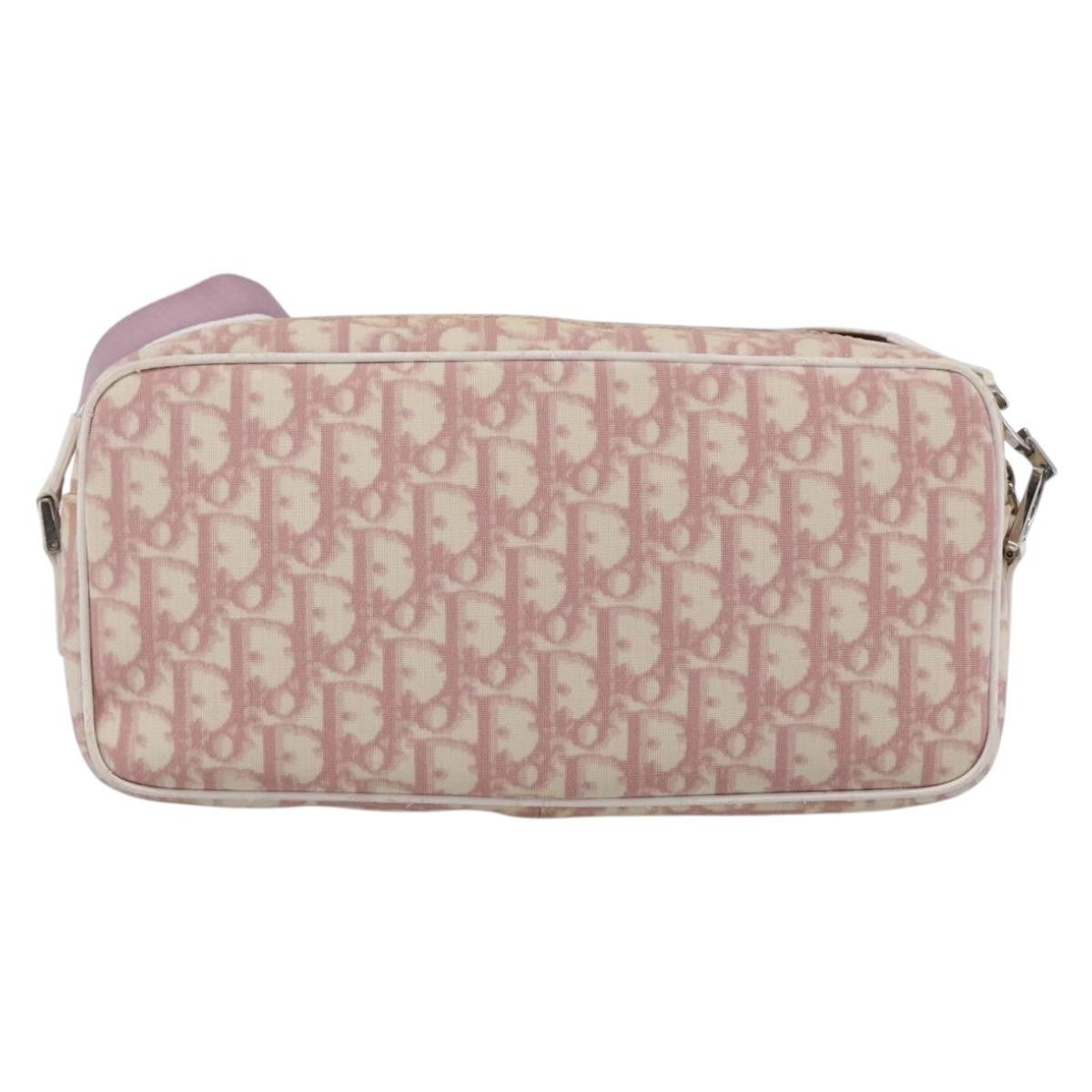 Christian Dior Vintage Crossbody Bag Diorissimo Canvas, PINK, CANVAS, Shoulder bag