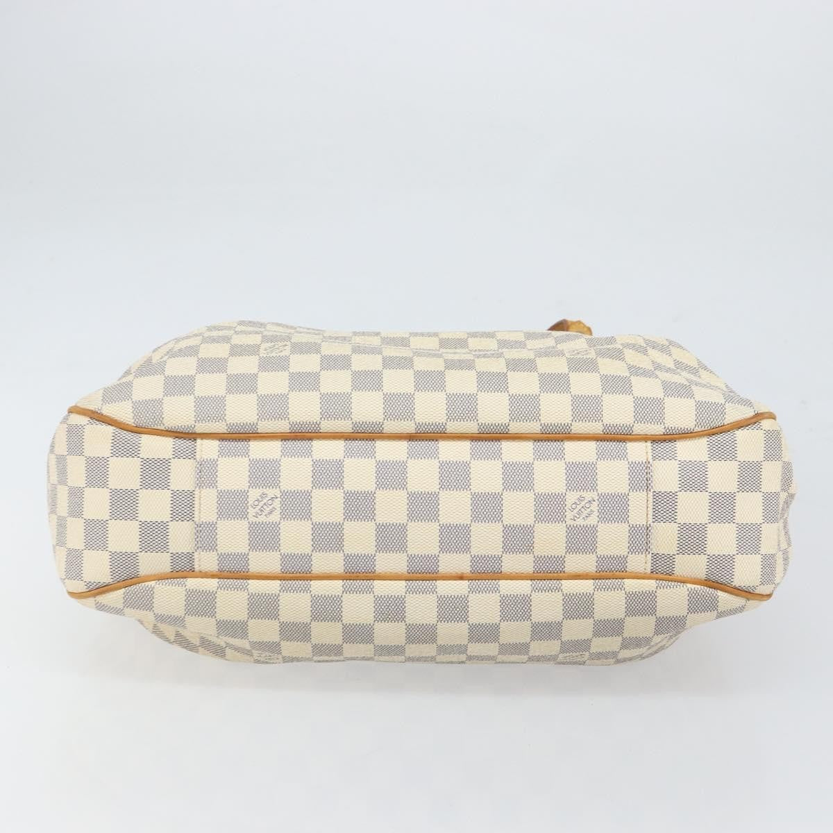 Louis Vuitton Evora Handbag Damier, WHITE, CANVAS, Tote bag